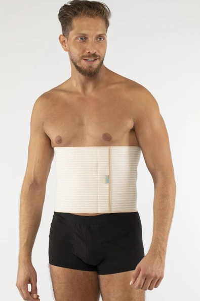 MEDİKALCIBAŞI Doğum Sonrası Toparlayıcı - Abdominal Korse - Sezeryan Korse Ayarlanabilir Bedensiz - 6