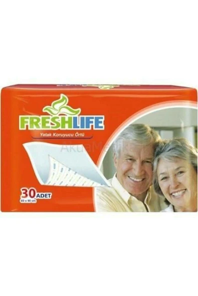 FRESHLİFE Freshlıfe Hasta Altı Serme/yatak Koruyucu/çiş Pedi 60*90 30lu Paket