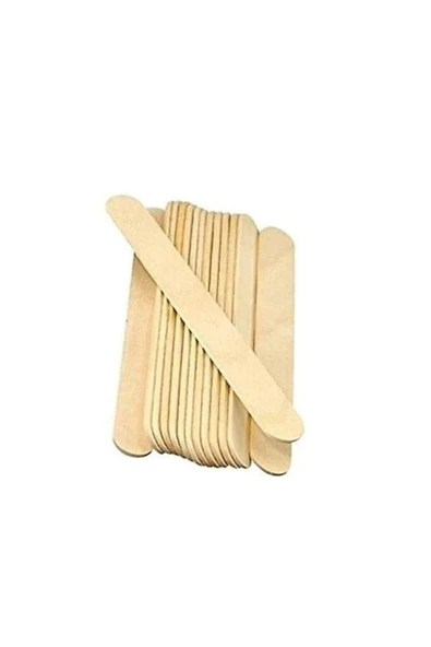 LOOKER Geniş Tahta Ağda Spatulası 1 Paket