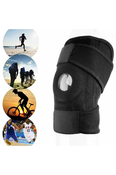 SOLES Bedensiz Patella Destekli Dizlik Ligament Destekli Yaylı Dizlik - 4