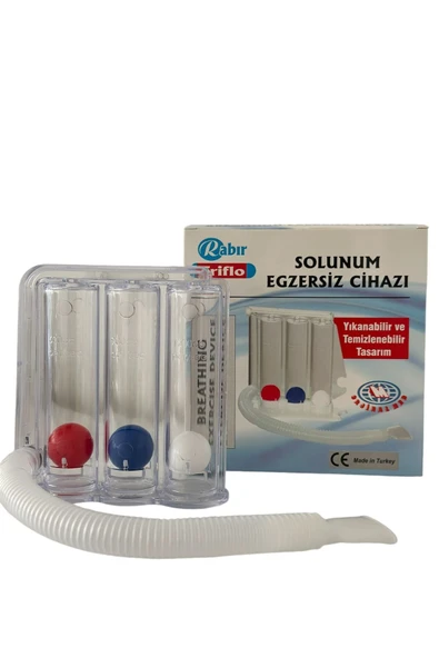 RABIR 3/adet Triflo Solunum Egzersiz Cihazı 3 Adet Olarak Gelecektir - Resim 2