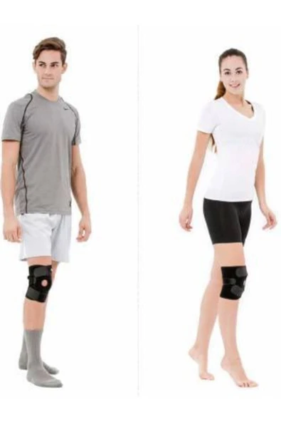 KOZMED 2 Adet Kısa Patella Destekli Dizlik Ayarlanabilir Bedensiz 2 Adet - Resim 3