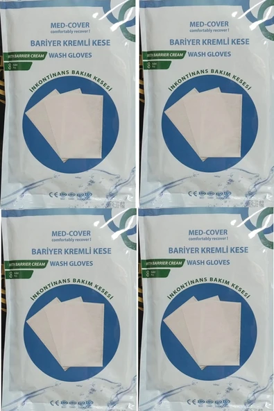 MED-COVER Med-cover Bariyer Kremli Kese ( 4 Paket ) ürün görseli