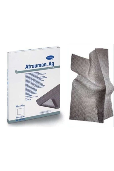 HARTMANN Atrauman Ag Gümüş Içerikli Tül Yara Örtüsü 10x10 - Resim 4