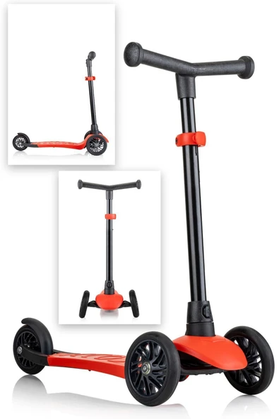 Jusso 3 Tekerli Yükseklik Ayarlı Scooter