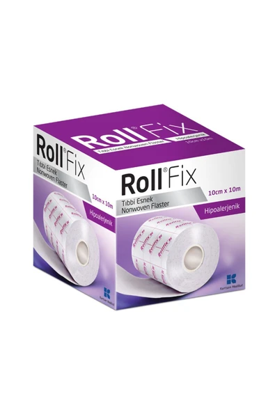 ROLL FİX Hipoalerjenik Esnek Fix Flaster 10cm X 10mt - 5 Kutu ürün görseli