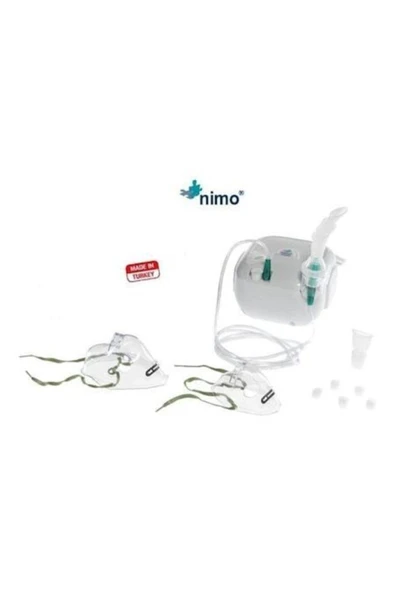 NİMO Mini Kompresörlü Kompak Nebulizatör Cihazı.
