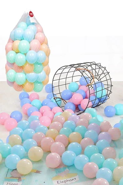 Jusso Bubble 100 ‘lü Top Havuzu Topları Çok Renkli Soft