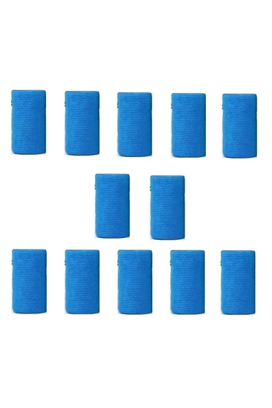 DEDEKS Kendinden Yapışkanlı Coban Elastik Yapışan Koban Bandaj 10cm X 4,5m Mavi 12 Adet ürün görseli