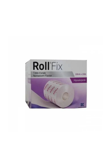 ROLL Fix 10cm X 10m Elastik Sabitleme Bandı - Flaster - 4 Adet ürün görseli