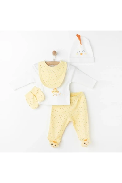 littel kids Little Life 5Li Hastane Çıkışı Kız Bebek Sarı - 3