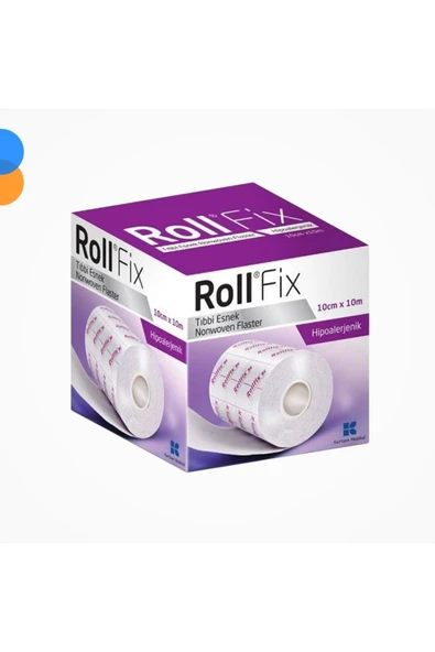 ROLL Fix Elastik Sabitleme Bandı Hipoalerjenik Flaster - 10cmx10m - 1 Adet