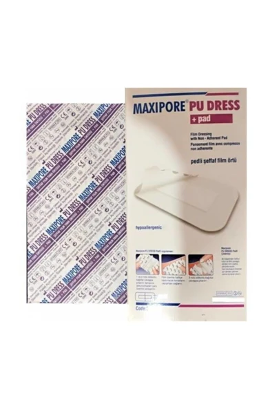MAXİ Pore Pedli 10x25 - Steril - Su Geçirmez - Yara Sargısı- Hipoalerjenik - 10 Adet - Resim 3