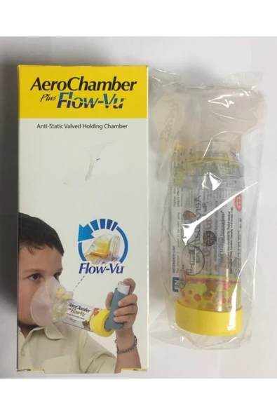 AEROCHAMBER Flow-vu Sarı 1-5 Yaş - 6