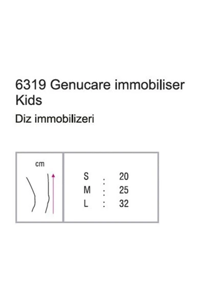 ORTHOCARE Genucare Immobilizer Kids 6319 Medium - 2
