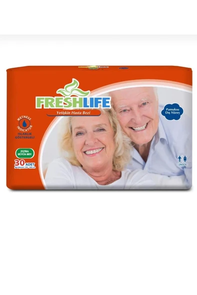 FRESHLİFE FRESHLİFE BEL BANTLI HASTA BEZİ EKSTRA BÜYÜK BOY XLARGE - 1