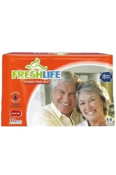 FRESHLİFE Yetişkin Hasta Bezi L Beden 30'lu