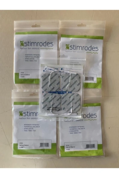 BYANES Tens Pedi Stimrodes Kablolu Tens Pedi Tens Elektrodu 5*5 - 5 Adet