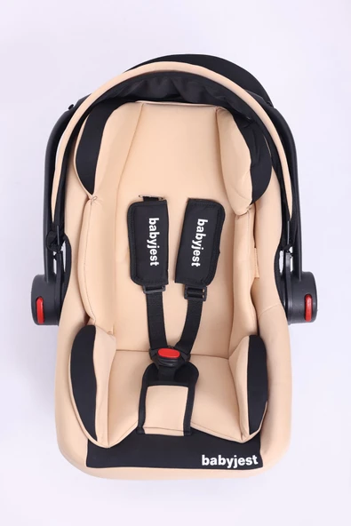 Babyjest Lüks Süngerli Bebek Puset Taşıma Bebek Oto Koltuğu - 3