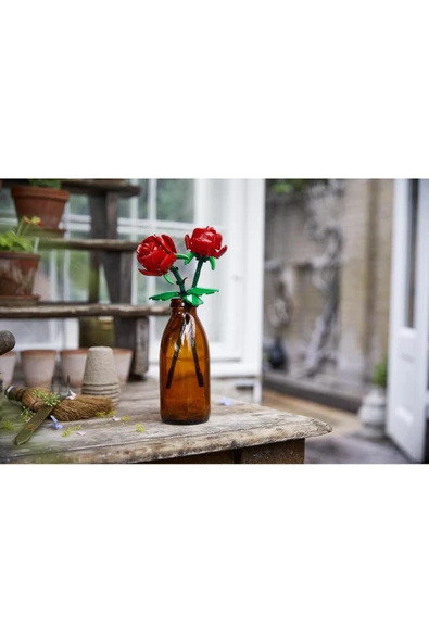 LEGO  ® Botanicals Gül 40460 - 8+ Dekoratif Çiçek Model Yapım Seti (120 Parça) - 5