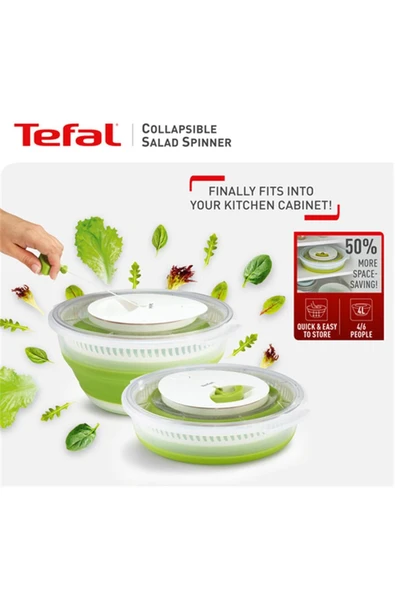 TEFAL  Katlanabilir Salata Kurutucu - 4 L - 4