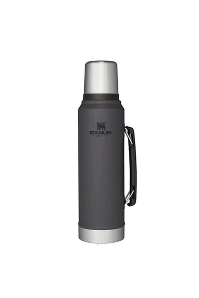 Stanley  10-08266-059 Klasik Vakumlu 1 Litre Çelik Termos - Füme