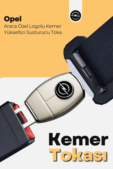 Kingstar Araca Özel Logolu Kemer Ikaz Aksesuarı Uyarı Sesi Engelleyici