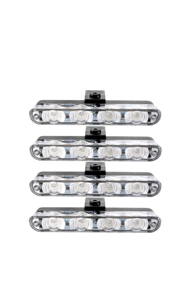 Kingstar Panjur İçi Tepe Çakar Turuncu 4 x 6 Çakarlı Ledli Lamba