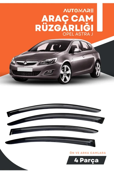 Kingstar OPEL ASTRA J  uyumlu oto camlara özel ölçü cam rüzgarlığı rüzgarlık