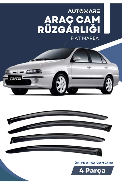 Kingstar FIAT MAREA  uyumlu oto camlara özel ölçü cam rüzgarlığı rüzgarlık
