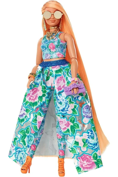 Barbie Hhn14 Extra Fancy - Çiçekli Kostümlü Bebek - 2