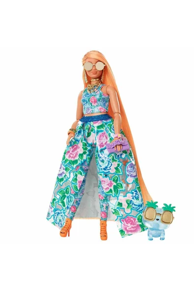 Barbie  Hhn14 Extra Fancy - Çiçekli Kostümlü Bebek