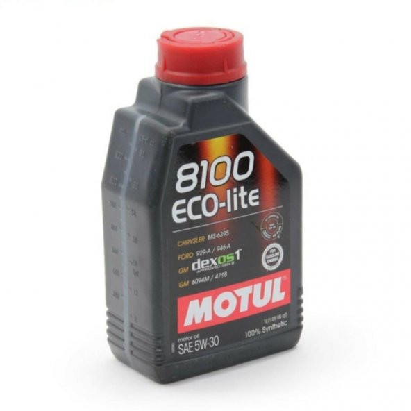 Motul 8100 Eco-Lite 5W-30 1 Lt Tam Sentetik Motor Yağı - 2