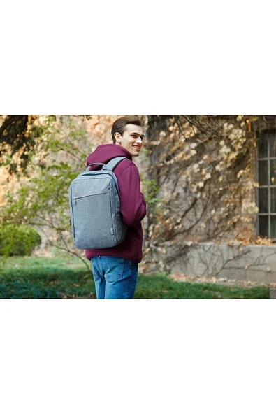 LENOVO  Gx40q17227 Case 15.6" Toploader B210 Notebook Sırt Çantası Gri - 6