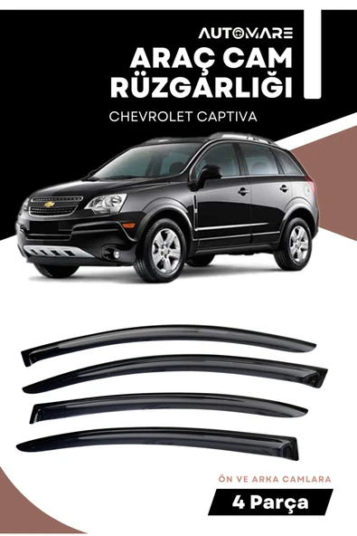 Kingstar CHEVROLET CAPTIVA  uyumlu oto camlara özel ölçü cam rüzgarlığı rüzgarlık