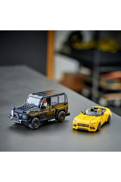LEGO  ® Speed Champions Mercedes-AMG G 63 ve Mercedes-AMG SL 63 76924 - 10+ Oyuncak Seti (808 Pr) - 6