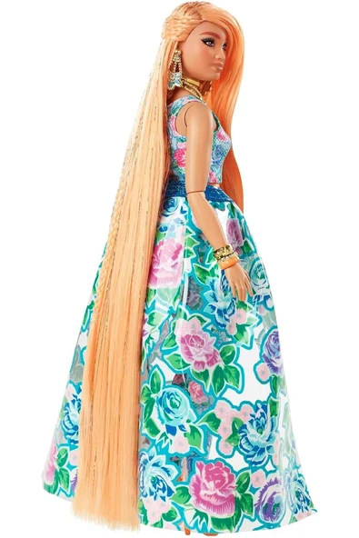 Barbie Hhn14 Extra Fancy - Çiçekli Kostümlü Bebek - 3