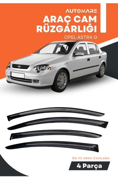 Kingstar OPEL ASTRA G  uyumlu oto camlara özel ölçü cam rüzgarlığı rüzgarlık