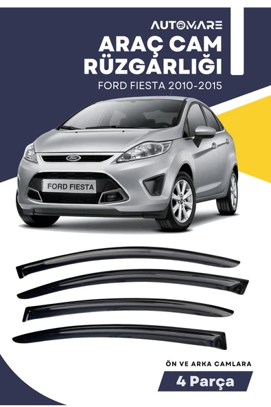 Kingstar FORD FIESTA 2010-2015  uyumlu oto camlara özel ölçü cam rüzgarlığı rüzgarlık