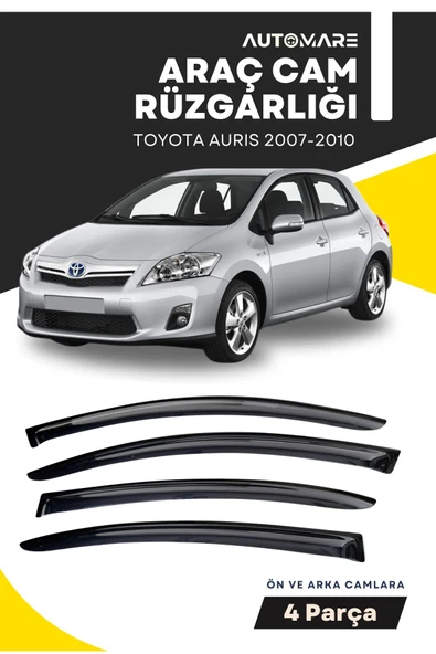 Kingstar TOYOTA AURIS 2007-2010  uyumlu oto camlara özel ölçü cam rüzgarlığı rüzgarlık