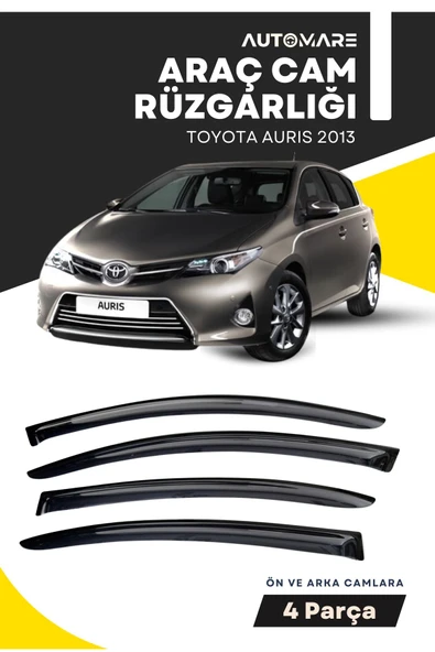 Kingstar TOYOTA AURIS 2013  uyumlu oto camlara özel ölçü cam rüzgarlığı rüzgarlık