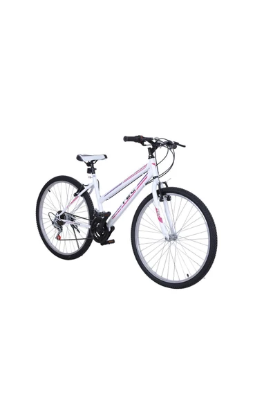 Bisiklet Vision Eros 26" Jant 21 Vites Kadın Dağ Bisikleti Beyaz - Lila - Resim 2