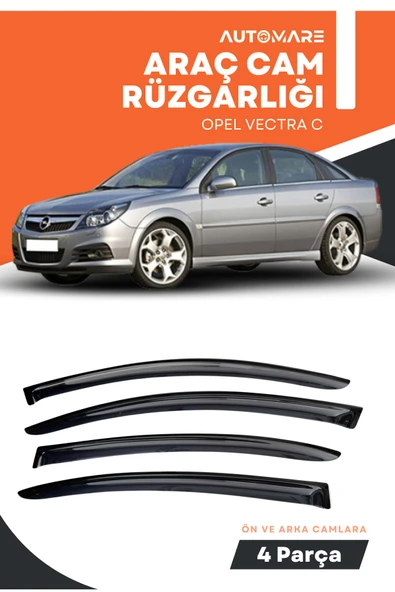 Kingstar OPEL VECTRA C  uyumlu oto camlara özel ölçü cam rüzgarlığı rüzgarlık