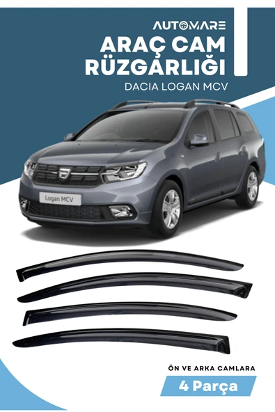 Kingstar DACIA LOGAN MCV  uyumlu oto camlara özel ölçü cam rüzgarlığı rüzgarlık