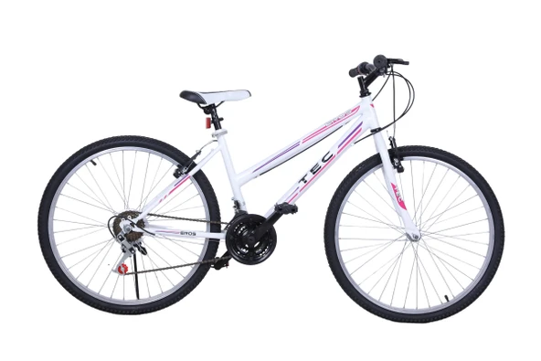 Bisiklet Vision Eros 26" Jant 21 Vites Kadın Dağ Bisikleti Beyaz - Lila - Resim 3