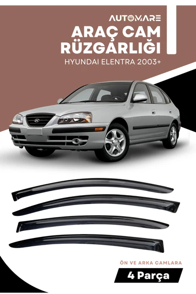 Kingstar HYUNDAI ELENTRA 2003 SONRASI  uyumlu oto camlara özel ölçü cam rüzgarlığı rüzgarlık