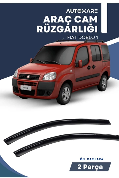Kingstar FIAT DOBLO 1  uyumlu oto camlara özel ölçü cam rüzgarlığı rüzgarlık