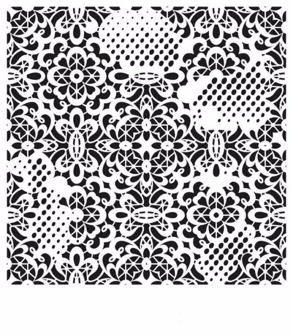 GRUNGE STENCIL MİNİ GCSM-006 25X25 - 1