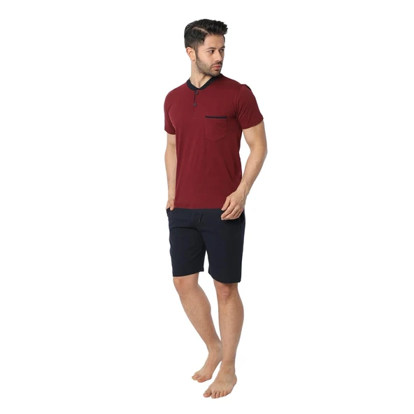 Öztaş 12036 Erkek Yazlık Şort Pijama Takım