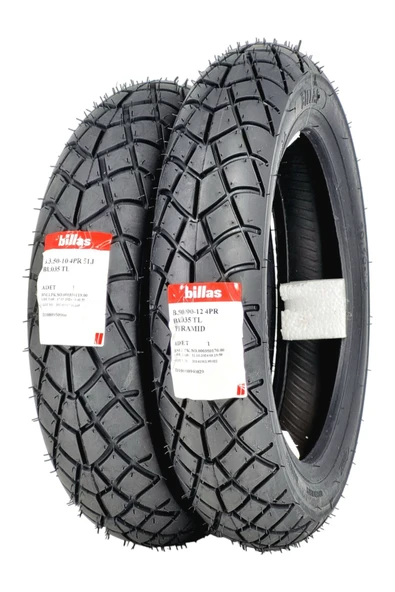 350-10 VE 90/90-12 TAKIM TL (TUBELESS - DUBLEKS) - 3
